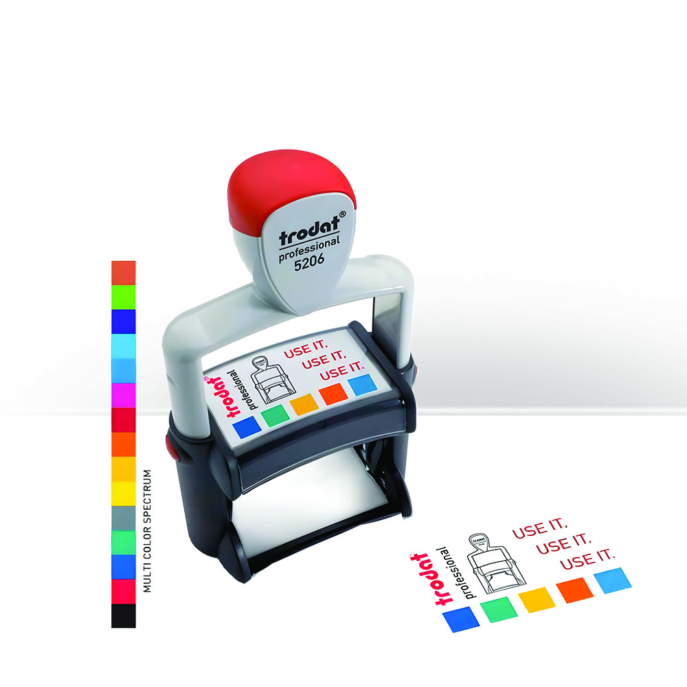 Multicolour stamp